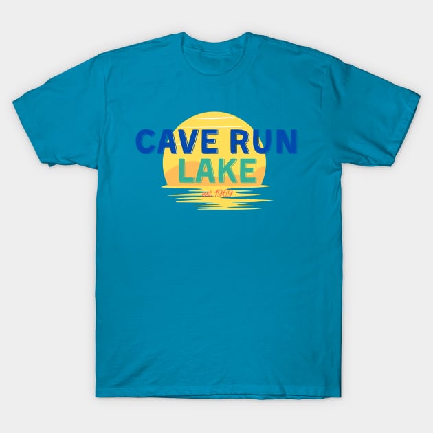 Cave Run Lake T-Shirt by LeftHandedTees